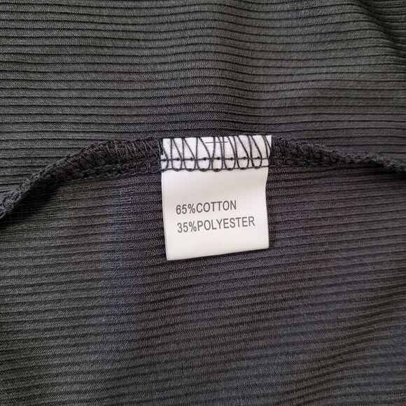 Sunmama Women Casual Dress V Neck Long Sleeve Pencil Midi Dress Black X-Large - Picture 7 of 9